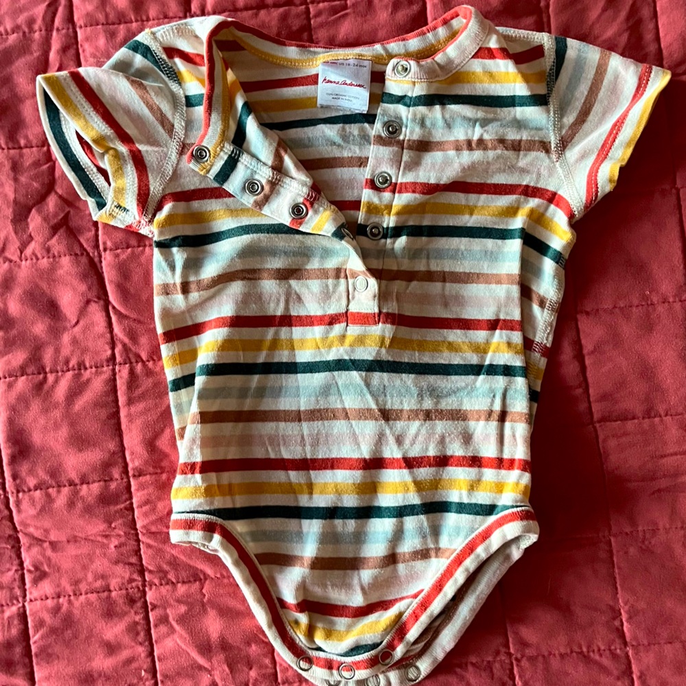 Hanna Andersson button up onesie